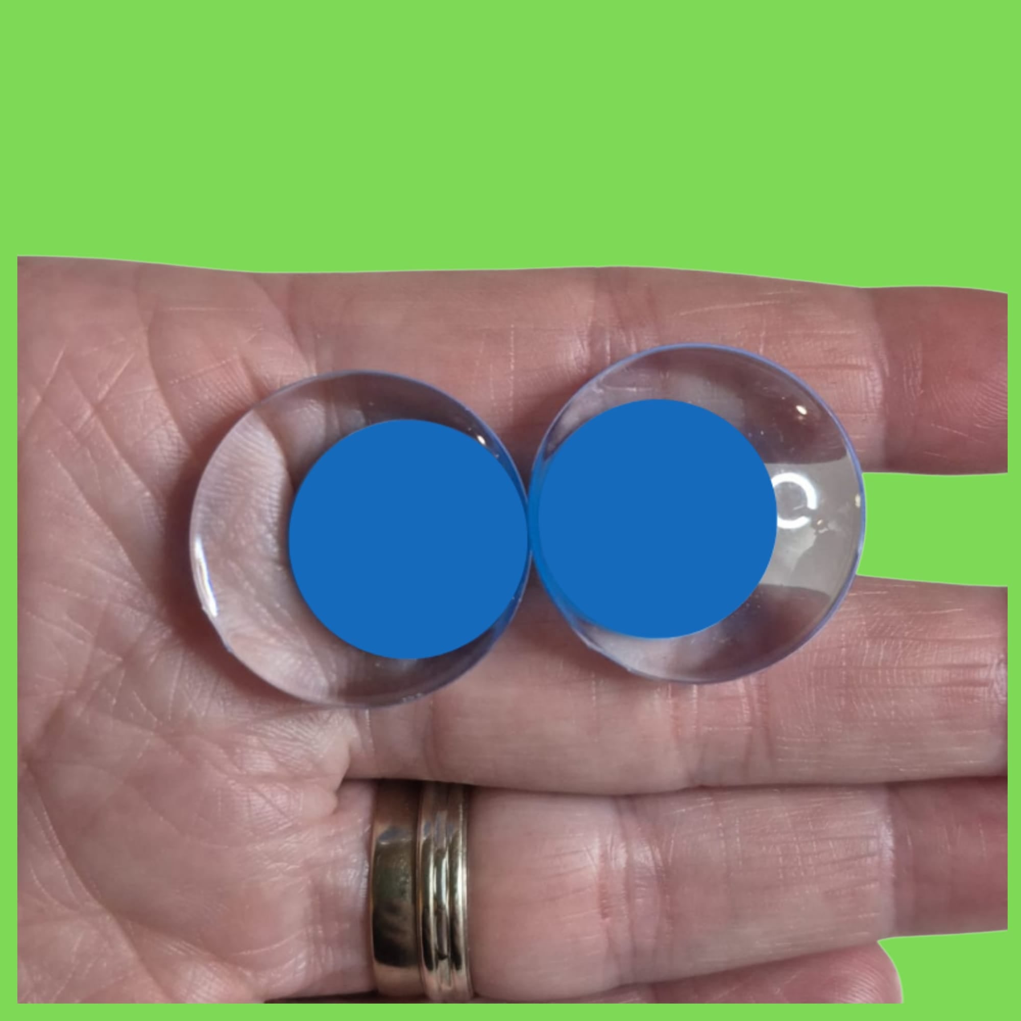 25mm *Blue* Glitter/Colour or Custom Handpainted (Sinker)