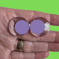 25mm *Purple* Glitter/Colour or Custom Handpainted (Sinker)